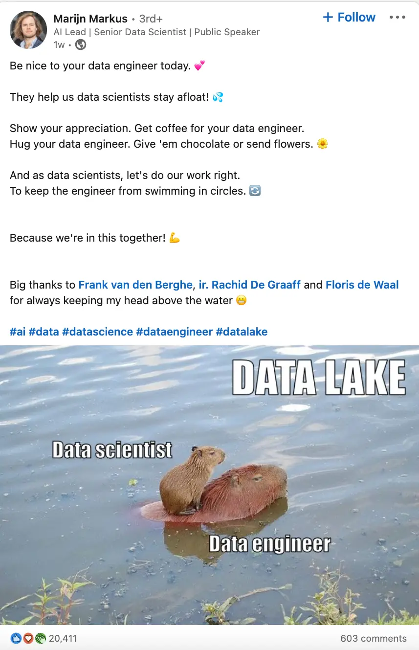 data scientist vs data engineer